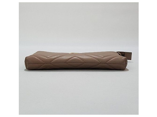 Gucci Borsa a tracolla con catena Marmont WOC Marrone - vista 6