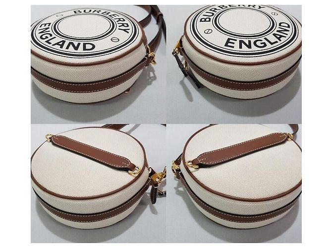 Burberry Borsa a tracolla rotonda Louis Logo - vista 7
