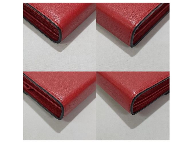 Borsa a tracolla con catena Gucci Marmont WOC Rosso - vista 7