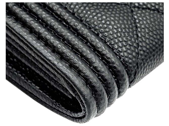 Chanel Cartera larga Caviar Boy Negro - vista 5