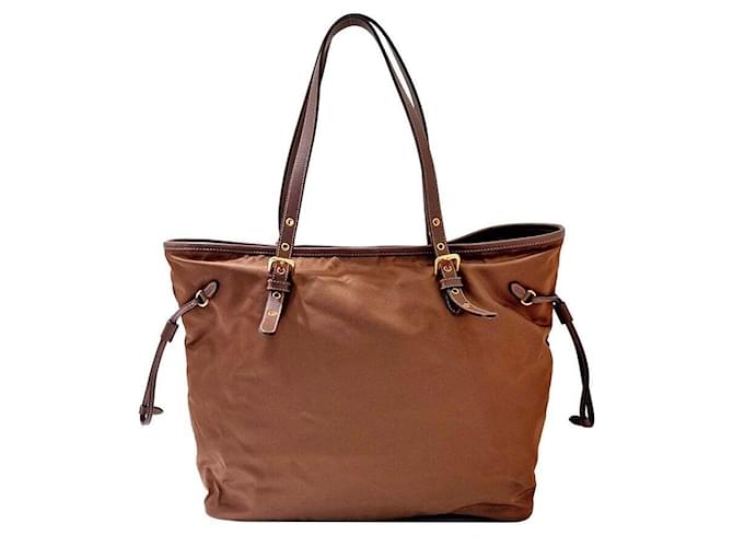 Prada Borsa a tracolla Pocono Marrone - vista 2