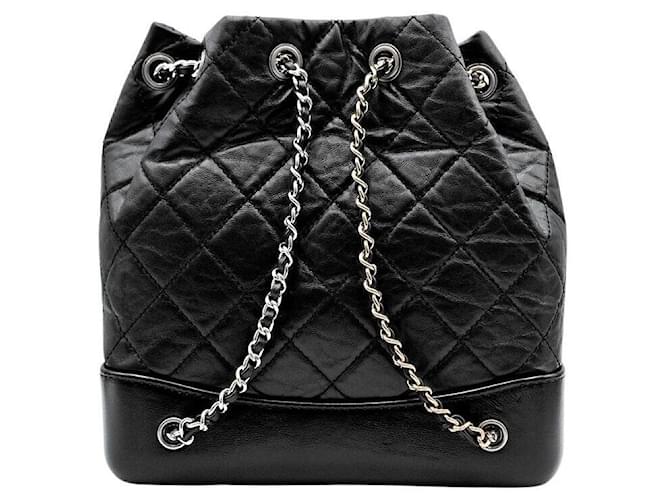 Chanel Gabrielle Rucksack Schwarz - Ansicht 2