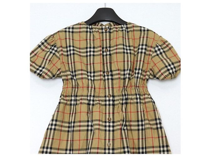 Burberry Karierter Stretch-Baumwollkleid - Ansicht 2