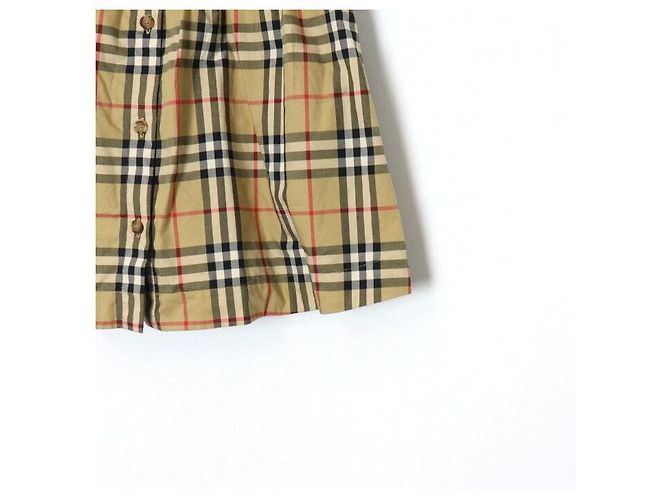 Burberry Karierter Stretch-Baumwollkleid - Ansicht 4