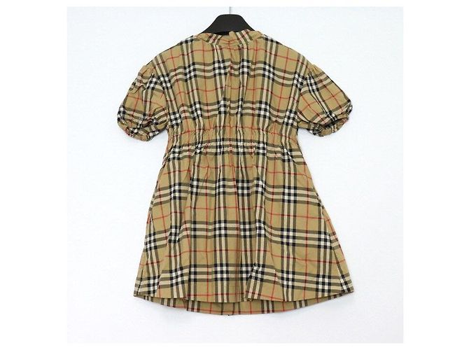 Burberry Karierter Stretch-Baumwollkleid - Ansicht 5