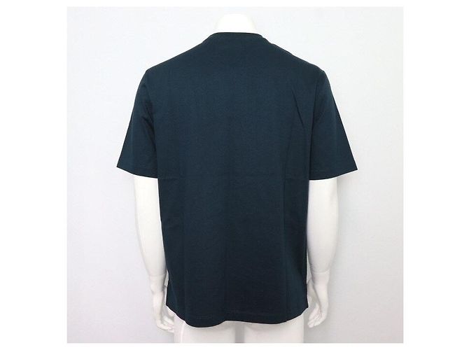 Hermès T-Shirt mit kurzen Ärmeln für Herren mit besticktem Logo Schwarz - Ansicht 4