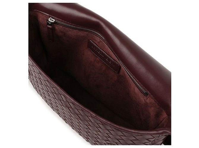 Bottega Veneta Borsa a Tracolla con Patta Nero - vista 8