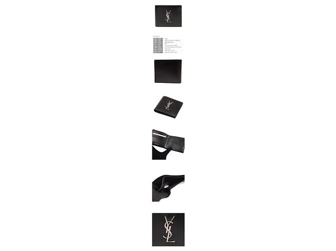 Saint Laurent East West Monogram Wallet Black - view 2