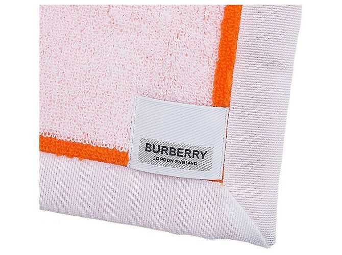Burberry Asciugamano in jacquard di cotone Location da donna Arancione - vista 7
