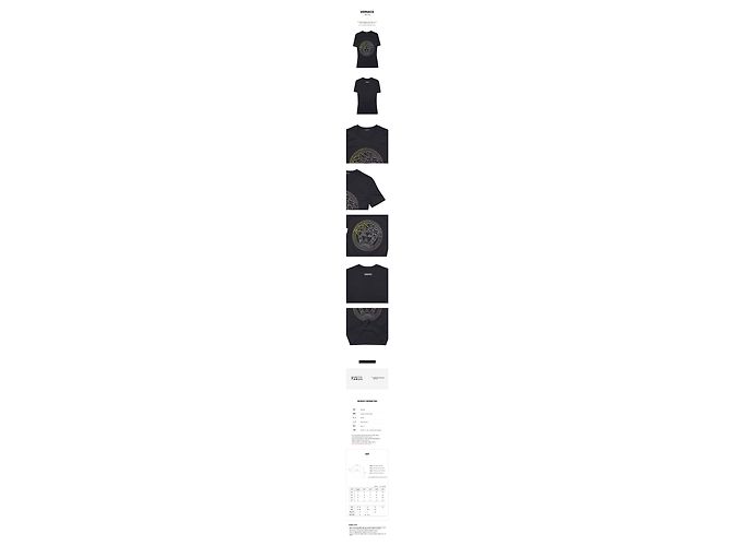 Versace T-Shirt mit Medusa-Kristall-Logo - Ansicht 11