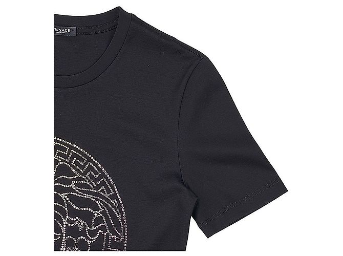 Versace T-Shirt mit Medusa-Kristall-Logo - Ansicht 4