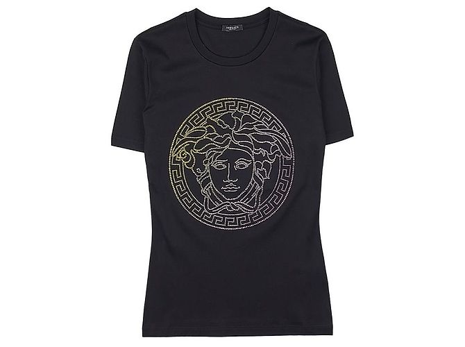 Versace T-Shirt mit Medusa-Kristall-Logo - Ansicht 9