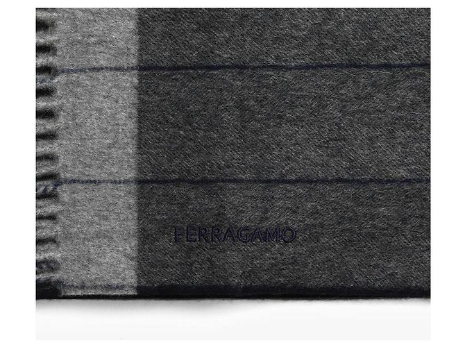 Salvatore Ferragamo Sciarpa da uomo Nero - vista 7