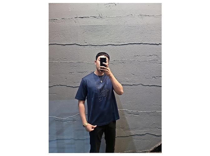 Hermès Besticktes T-Shirt für Herren Schwarz - Ansicht 3