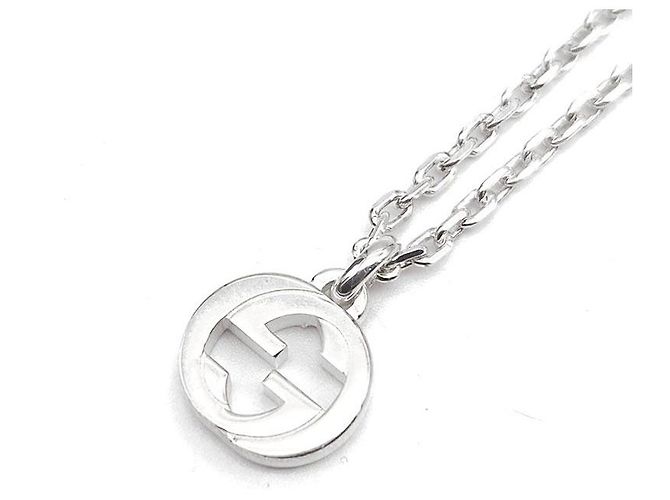 Gucci Collar de cadena entrelazada plateada Plata - vista 5