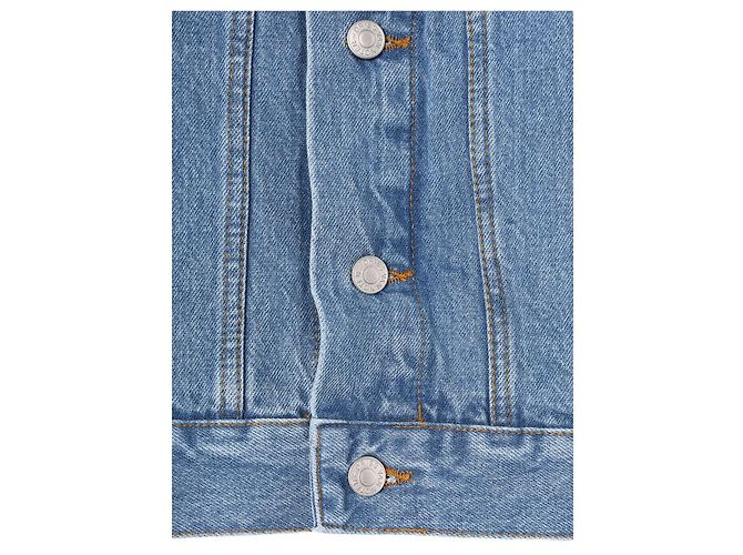 Dries Van Noten Skin Denimjacke Hellblau - Ansicht 5