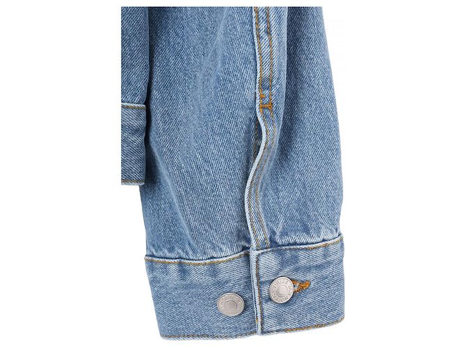 Dries Van Noten Skin Denimjacke Hellblau - Ansicht 6