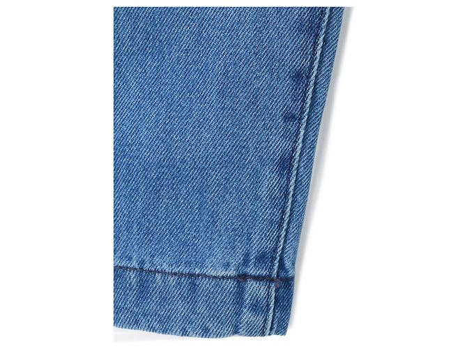 Dries Van Noten PENNING Plissierte Jeans aus hellblauem Denim - Ansicht 5