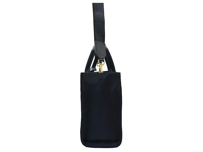 Versace Two-Way Tasche aus schwarzem Canvas - Ansicht 5