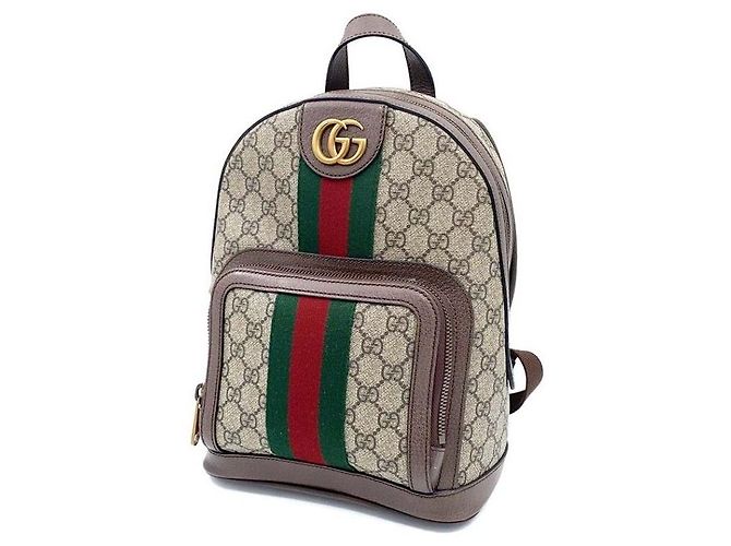 Gucci Mochila GG Supreme Ophidia - vista 2