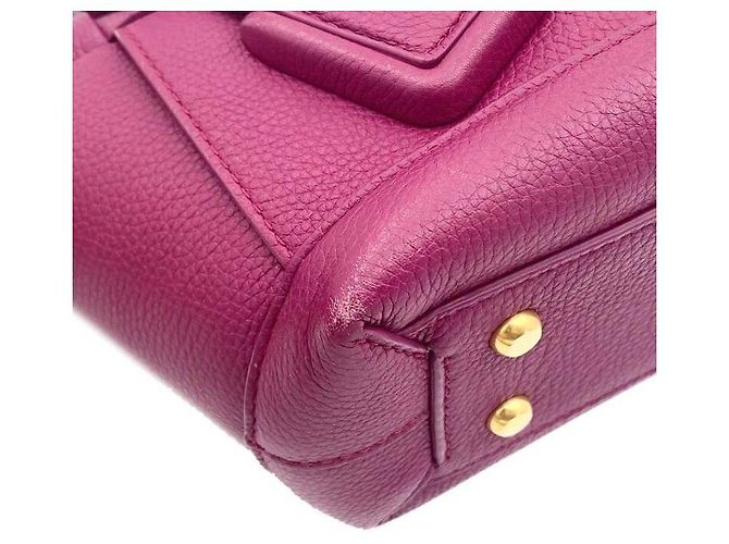 Bolsa de mão Bottega Veneta Arco Small em couro violeta - vista 6