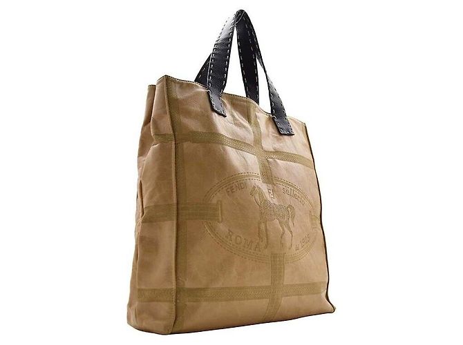 Fendi Borsa a tracolla grande Selleria in pelle di capra Multicolore - vista 3