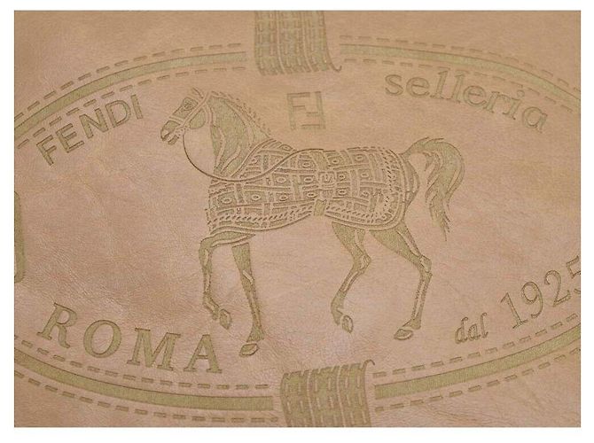 Fendi Borsa a tracolla grande Selleria in pelle di capra Multicolore - vista 8