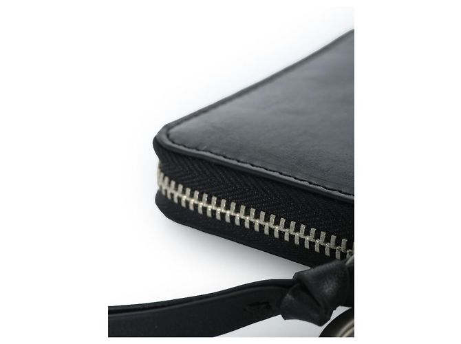 Dries Van Noten Zipped Leather Card Case Black - view 3