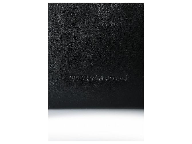 Dries Van Noten Zipped Leather Card Case Black - view 4