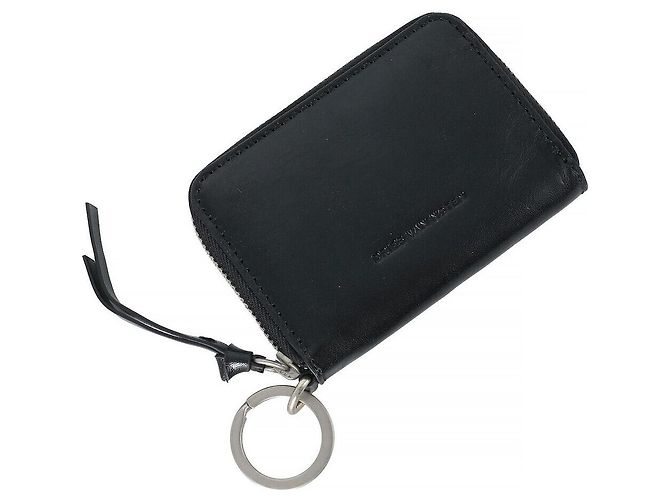Dries Van Noten Zipped Leather Card Case Black - view 7