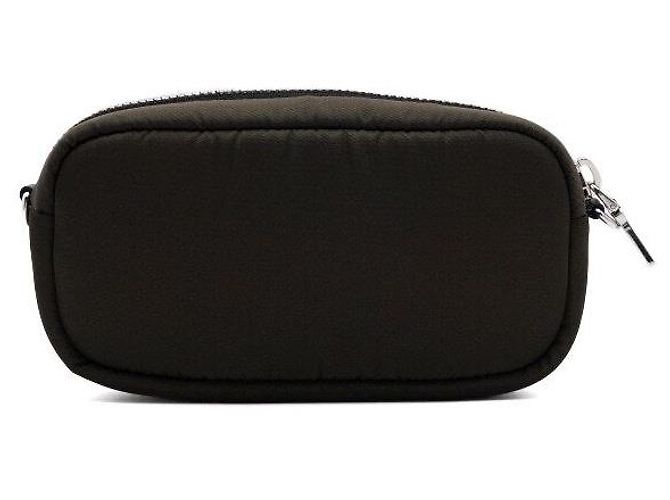 Prada Borsa a tracolla unisex in nylon kaki - vista 4