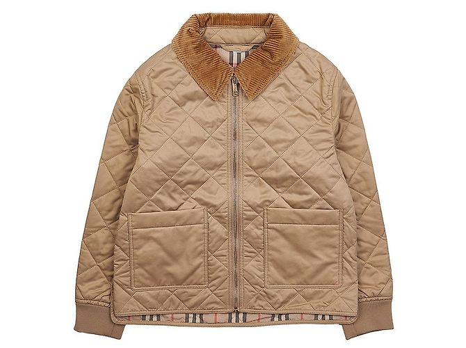 Burberry Steppjacke mit Rautensteppung für Mädchen OTIS Orange - Ansicht 10