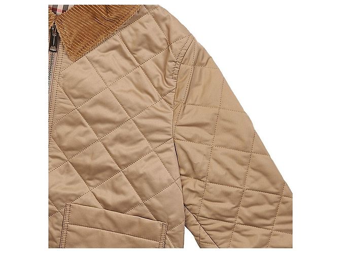 Burberry Steppjacke mit Rautensteppung für Mädchen OTIS Orange - Ansicht 4
