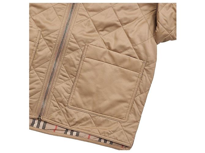 Burberry Steppjacke mit Rautensteppung für Mädchen OTIS Orange - Ansicht 6