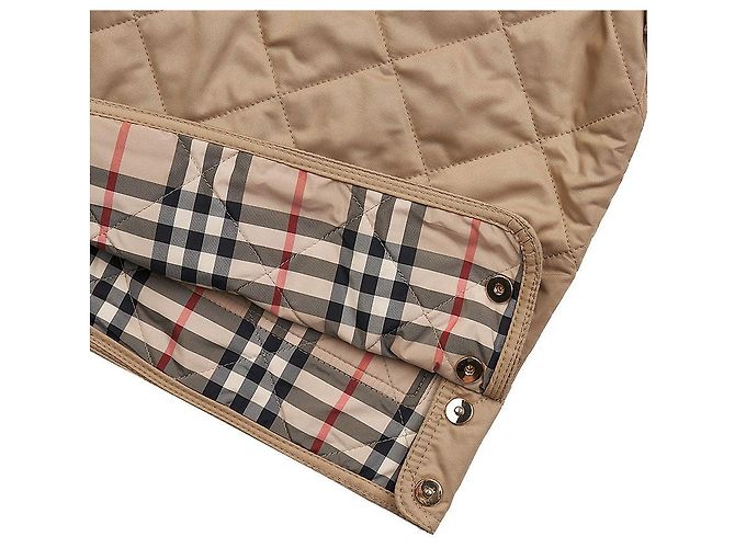 Burberry Steppjacke mit Rautensteppung für Mädchen OTIS Orange - Ansicht 8
