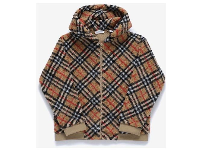 Burberry Giacca in pile a quadri per bambini - vista 2
