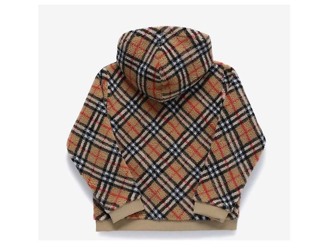 Burberry Giacca in pile a quadri per bambini - vista 4