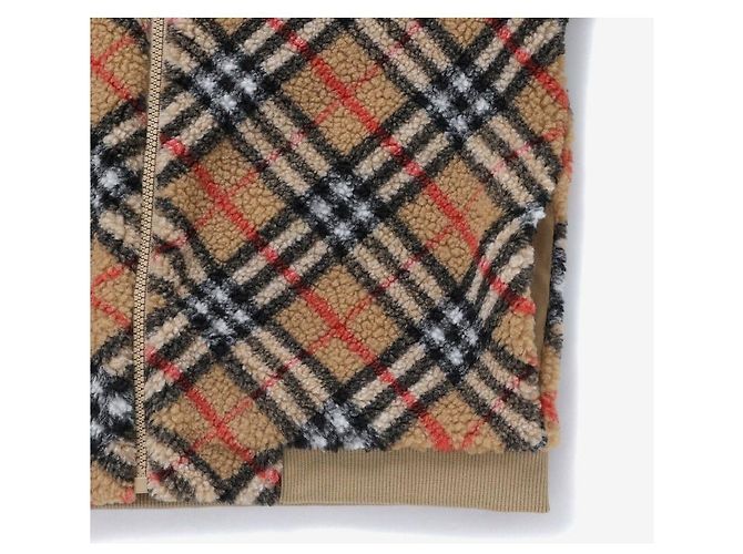 Burberry Giacca in pile a quadri per bambini - vista 8