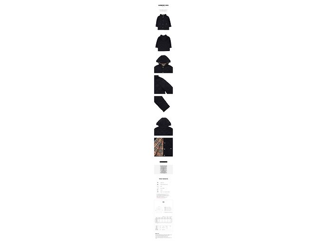 Burberry Cappotto trapuntato a diamante per bambino MN REILLY Nero - vista 11