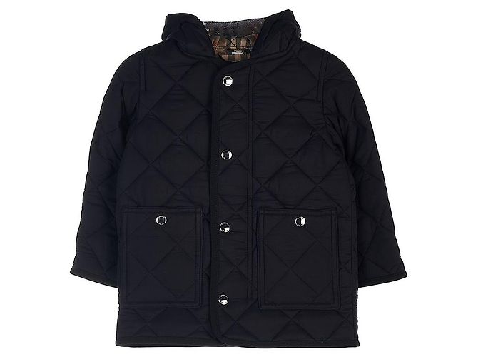 Burberry Cappotto trapuntato a diamante per bambino MN REILLY Nero - vista 9