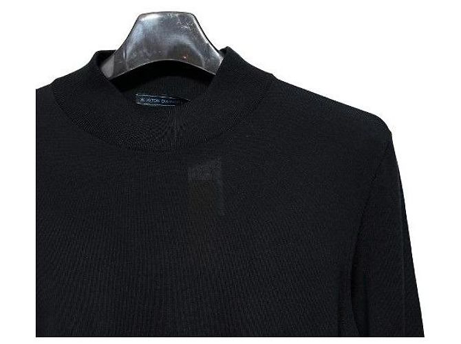 Pull en maille noir Kiton - vue 3