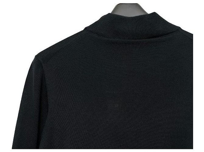 Pull en maille noir Kiton - vue 5
