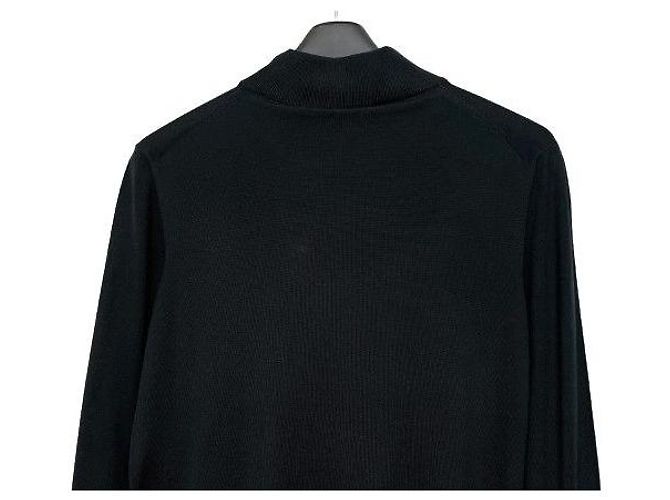 Pull en maille noir Kiton - vue 6