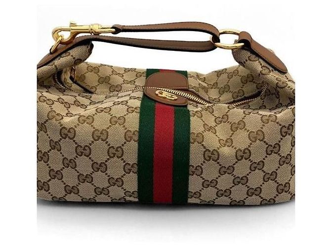 Gucci Borsa Vanity Medium con manico superiore Marrone - vista 7