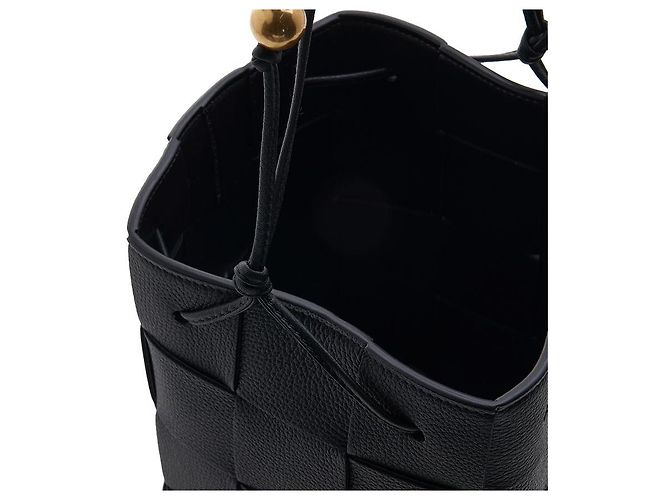 Bottega Veneta Borsa bucket Intrecciato Nero - vista 8