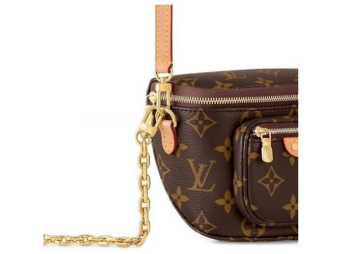 Louis Vuitton Mini Borsa a Vita Monogram Canvas Nero - vista 12
