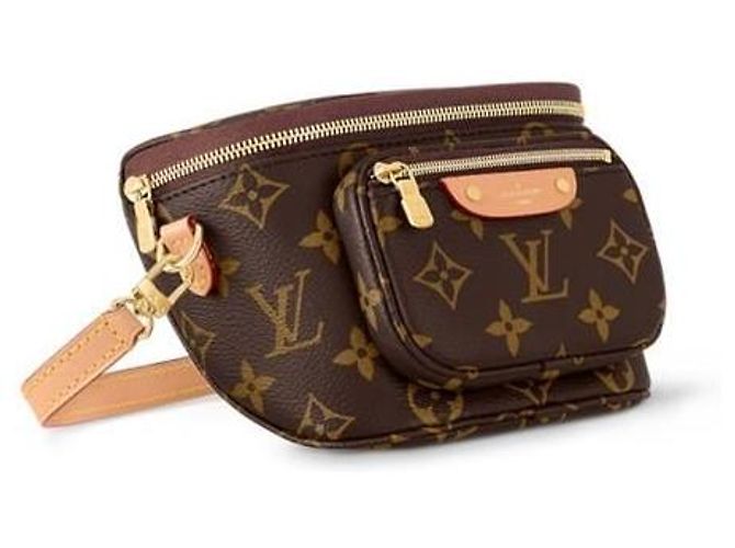 Louis Vuitton Mini Borsa a Vita Monogram Canvas Nero - vista 2