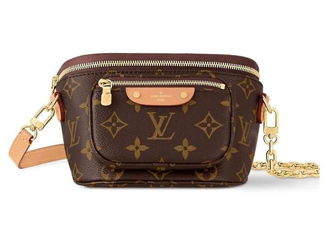 Louis Vuitton Mini Borsa a Vita Monogram Canvas Nero - vista 8