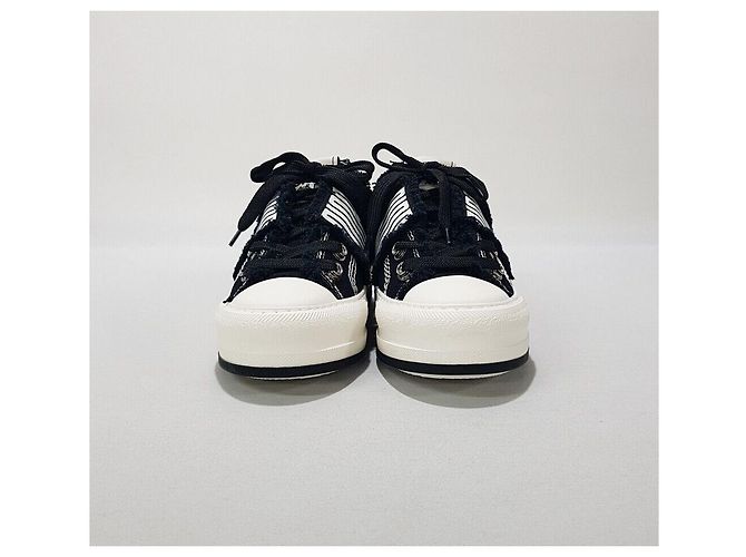 Sneakers con platform Walk and Dior Argento - vista 2