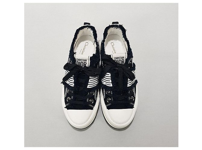 Sneakers con platform Walk and Dior Argento - vista 3